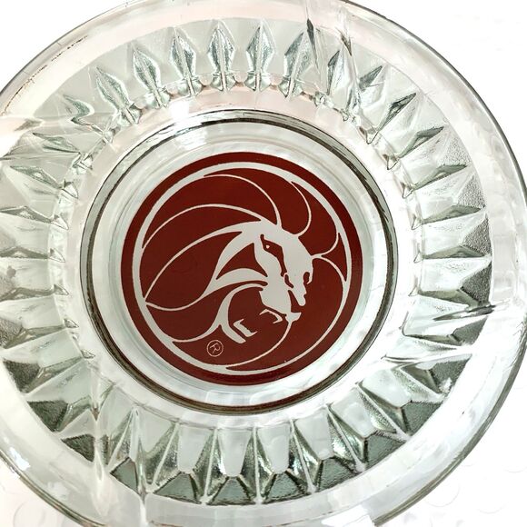 Lot of 2 Vintage MGM Grand Hotel/Casino Ashtrays Trinket Dishes 4.5" Diameter - Picture 4 of 5